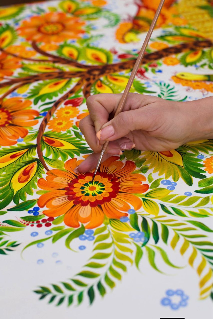 Майстер-клас з петриківського розпису